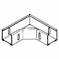 RESK 35.050 - Bend for cable tray (solid wall) 35x50mm RESK 35.050