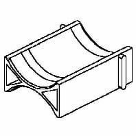 DW 22 - Shell for cable clamp 22mm DW 22