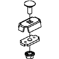 GRV 6 F - Length- and angle joint for cable tray GRV 6 F