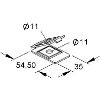 GRWGK 10 S - Mounting material for cable tray GRWGK 10 S