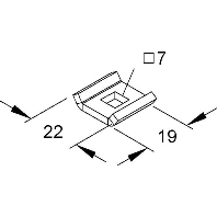 GTL 20 V - Longitudinal joint for cable tray GTL 20 V