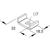 GTL 30 V - Longitudinal joint for cable tray GTL 30 V