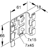 GTMB 65 S - Mounting material for cable tray GTMB 65 S