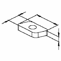 GSM 406 E3 - T-nut for channels M6 GSM 406 E3