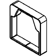 LER 40.060 - Cable protection ring for duct 60x40mm LER 40.060