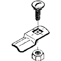 RDRS 2 - Clamp for cover cable support system RDRS 2