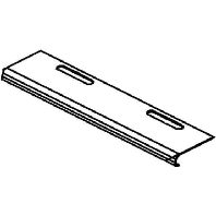 RKB 300 - Bottom end plate for cable tray (solid RKB 300