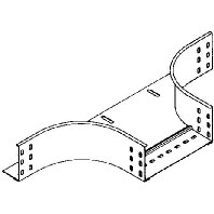 RTA 35.300 - Add-on tee for cable tray (solid wall) RTA 35.300