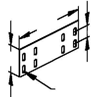 RVV 60 - Longitudinal joint for cable tray RVV 60