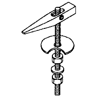 458 M4x100 G - Toggle fixing with thread tap 100x4 458 M4x100 G