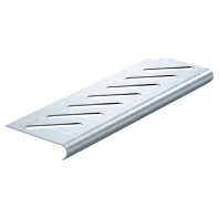 BEB 400 FS - Bottom end plate for cable tray (solid BEB 400 FS