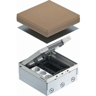 UDHOME4 2V MT V - Installation box for underfloor duct UDHOME4 2V MT V