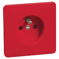 B 80.6671 SI ROT - Socket outlet (receptacle) earthing pin B 80.6671 SI ROT