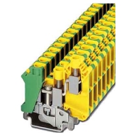 UK 10-TWIN-PE (50 Stück) - Ground terminal block 2-p 10,2mm UK 10-TWIN-PE