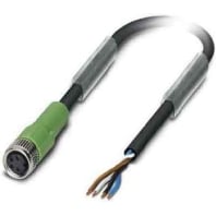 SAC4P-3,0-PUR/M8FS - Sensor-actuator patch cord 3m M8 SAC4P-3,0-PUR/M8FS