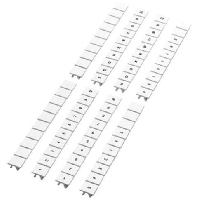 ZB 10:unbedruckt - Label for terminal block 10,2mm white ZB 10:unbedruckt