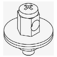 BEK 16/M6 (50 Stück) - Earth terminal clamp 0...16mm² BEK 16/M6