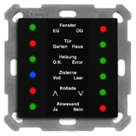 SCN-LED5506.01 - KNX LED Indicator 55, Black matt SCN-LED5506.01