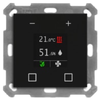 SCN-RTN55S06.01 - KNX Room Temperature Extension Unit Smart 55, Black matt SCN-RTN55S06.01