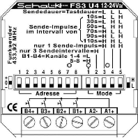 FS3 U4 (12-24V UC) - Remote control for switching device FS3 U4 (12-24V UC)