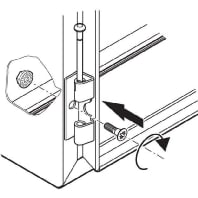 NSYAEDH180S3D - Hinge for distribution systems 180° NSYAEDH180S3D