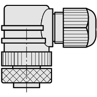 DOS-1204-W - Sensor-actuator connector M12 4-p DOS-1204-W