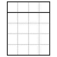 KR 611-5/4-0 W - Mounting frame for door station 20-unit KR 611-5/4-0 W