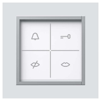 ZAM 600-01 SM - Info module for door station Silver ZAM 600-01 SM