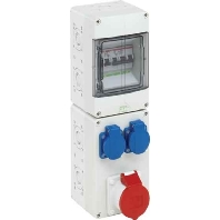 STV 512-K - CEE-Socket combination wall mount IP44 STV 512-K