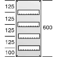 AS14 - Cover for distribution board 600x250mm AS14