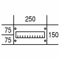 AG11 - Cover for distribution board 150x250mm AG11