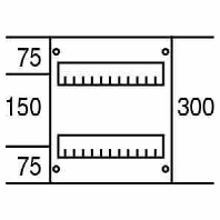 AG212 - Cover for distribution board 300x250mm AG212