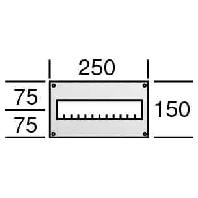 AS11 - Cover for distribution board 150x250mm AS11