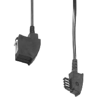 T24/3 - Telecommunications patch cord TAE F 3m T24/3