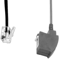 T65 - Telecommunications patch cord TAE F 0,2m T65