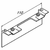 SL 20115A gsw - Equipped box for skirting duct RAL9011 SL 20115A gsw