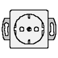 ESN1 ws (10 Stück) - Socket outlet (receptacle) ESN1 ws