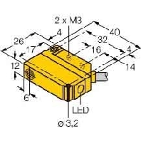 BI5U-Q12-AP6X2 - Inductive proximity sensor 5mm BI5U-Q12-AP6X2