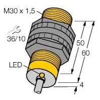 Bi10-S30-VP4X/S100 - Inductive proximity sensor 10mm Bi10-S30-VP4X/S100