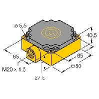 Ni40-CP80-Y1/S100 - Inductive proximity sensor 40mm Ni40-CP80-Y1/S100