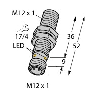 BI4-M12-AN6X-H1141 - Inductive proximity sensor BI4-M12-AN6X-H1141