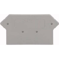 281-316 - End/partition plate for terminal block 281-316