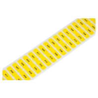 210-807/000-002 - Labelling material 20x8mm yellow 210-807/000-002