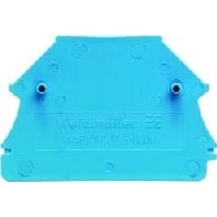 WAP WDU2.5N/4N BL (50 Stück) - End/partition plate for terminal block WAP WDU2.5N/4N BL