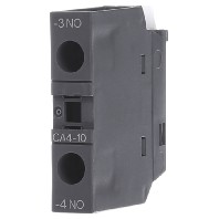 CA4-10 - Auxiliary contact block 1 NO/0 NC CA4-10