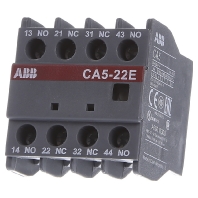 CA5-22E - Auxiliary contact block 2 NO/2 NC CA5-22E