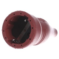 1479040 (10 Stück) - Schuko coupler rubber red 1479040