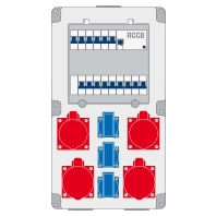 Z 54.36 - CEE-Socket combination wall mount IP44 Z 54.36