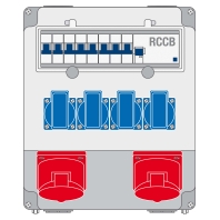 Z 60.37 - CEE-Socket combination wall mount IP44 Z 60.37