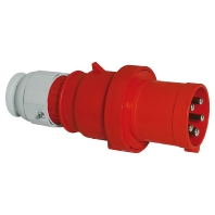 2155 - CEE plug 63A 5p 6h 400 V (50+60 Hz) red 2155